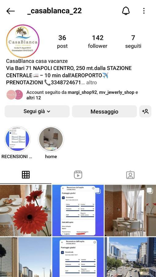 Casablanca Lejlighed Napoli Eksteriør billede